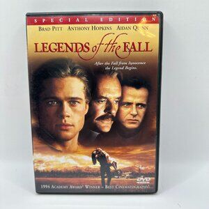 Legends of the Fall DVD Rated R NTSC Widescreen Columbia Tristar Special Edition
